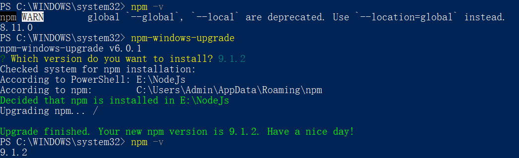 npm WARN